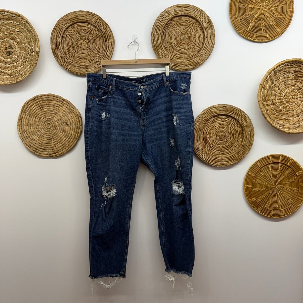 Old Navy High Rise Slouchy Straight Leg Jeans Plus Size 18
